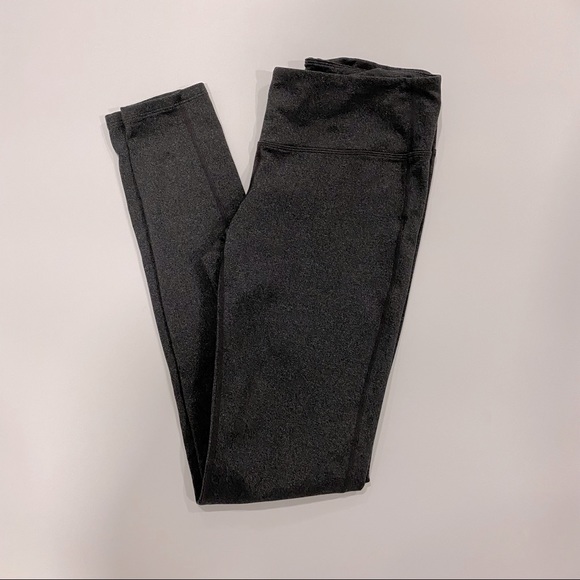 Athleta Chaturanga Tight charcoal gray size Medium Tall - Picture 2 of 10